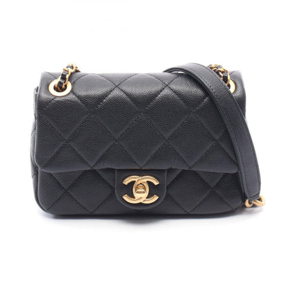 CHANEL Matelasse Mini Flap Bag Black