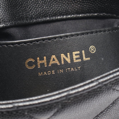 CHANEL Matelasse Mini Flap Bag Black