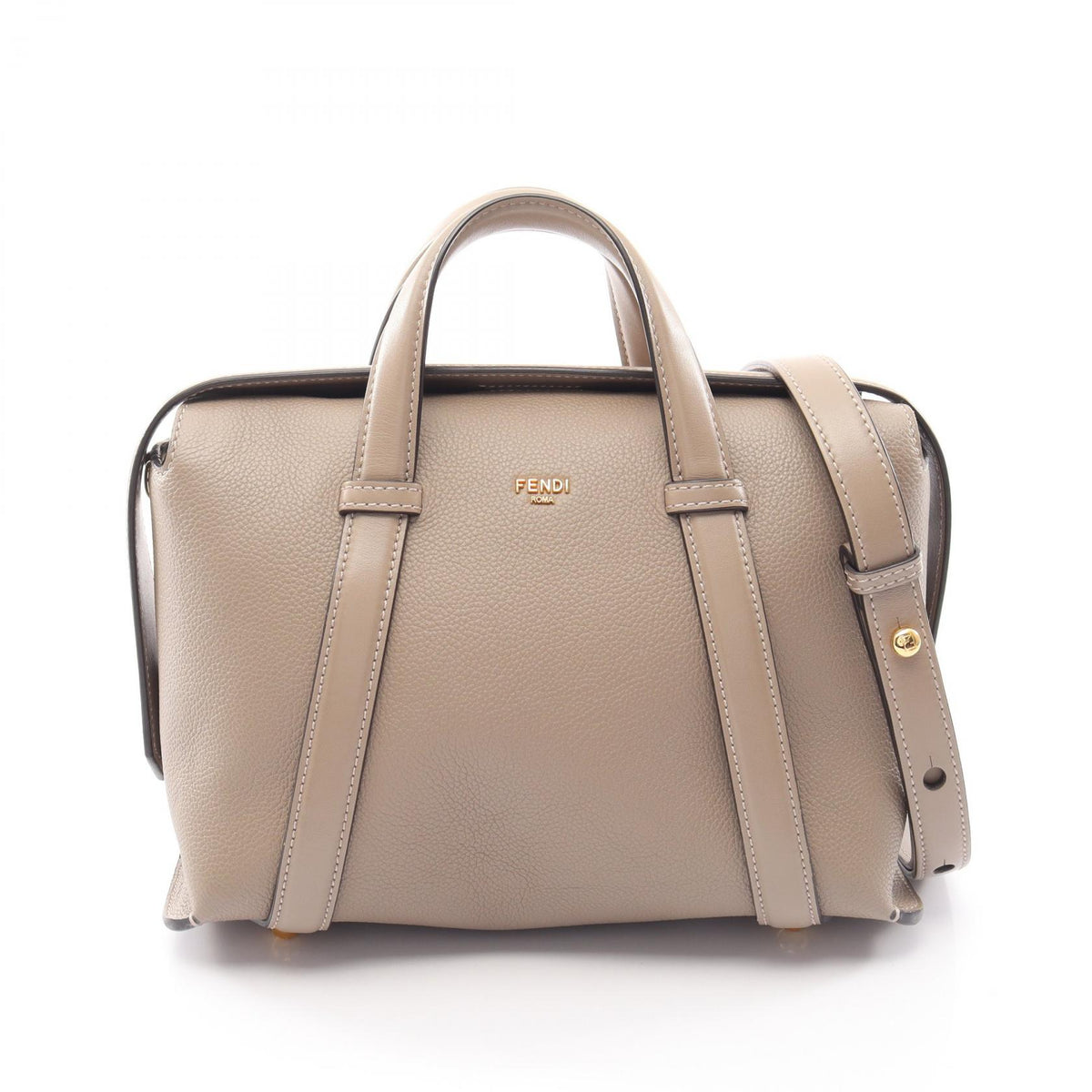 FENDI Boston 365 Medium Leather Handbag
