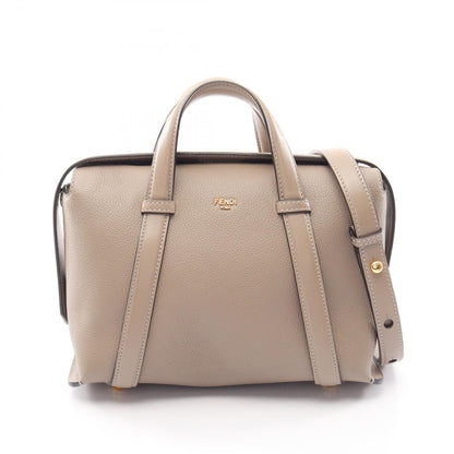 FENDI Boston 365 Medium Leather Handbag