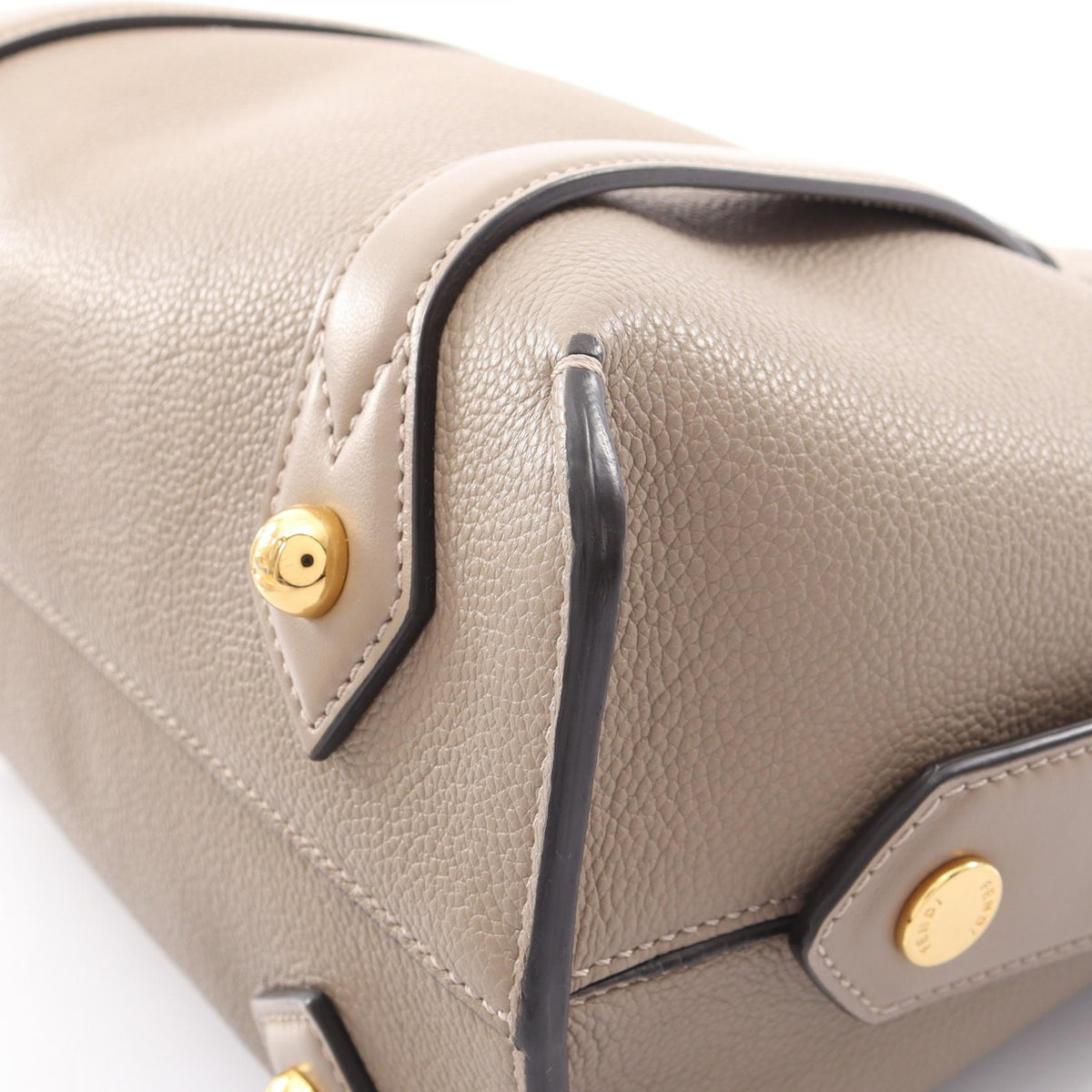 FENDI Boston 365 Medium Leather Handbag