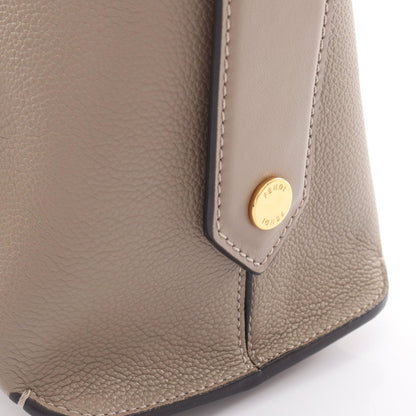 FENDI Boston 365 Medium Leather Handbag