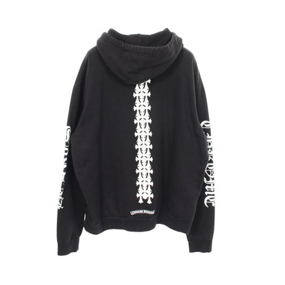 CHROME HEARTS Cemetery Cross Back Print Hoodie Size S