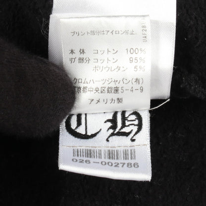 CHROME HEARTS Cemetery Cross Back Print Hoodie Size S