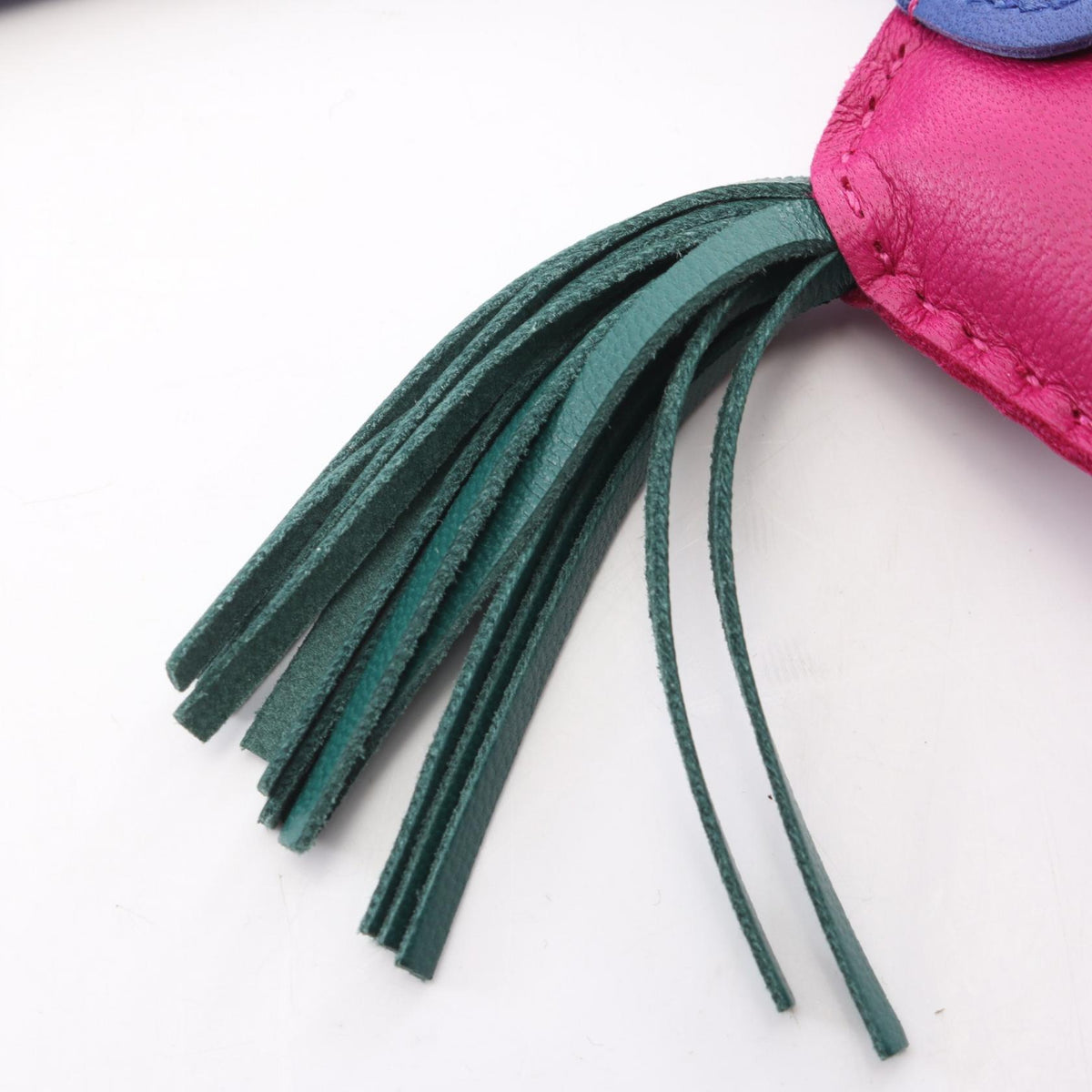 HERMES Rodeo PM Agneau Milo Green Blue