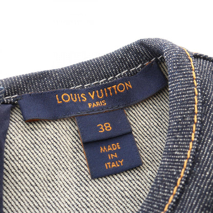 LOUIS VUITTON V-Stitch Denim Dress Size 38
