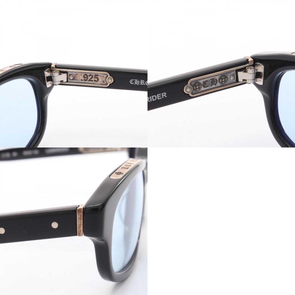CHROME HEARTS LOWRIDER Sunglasses Plastic/SV925 Black