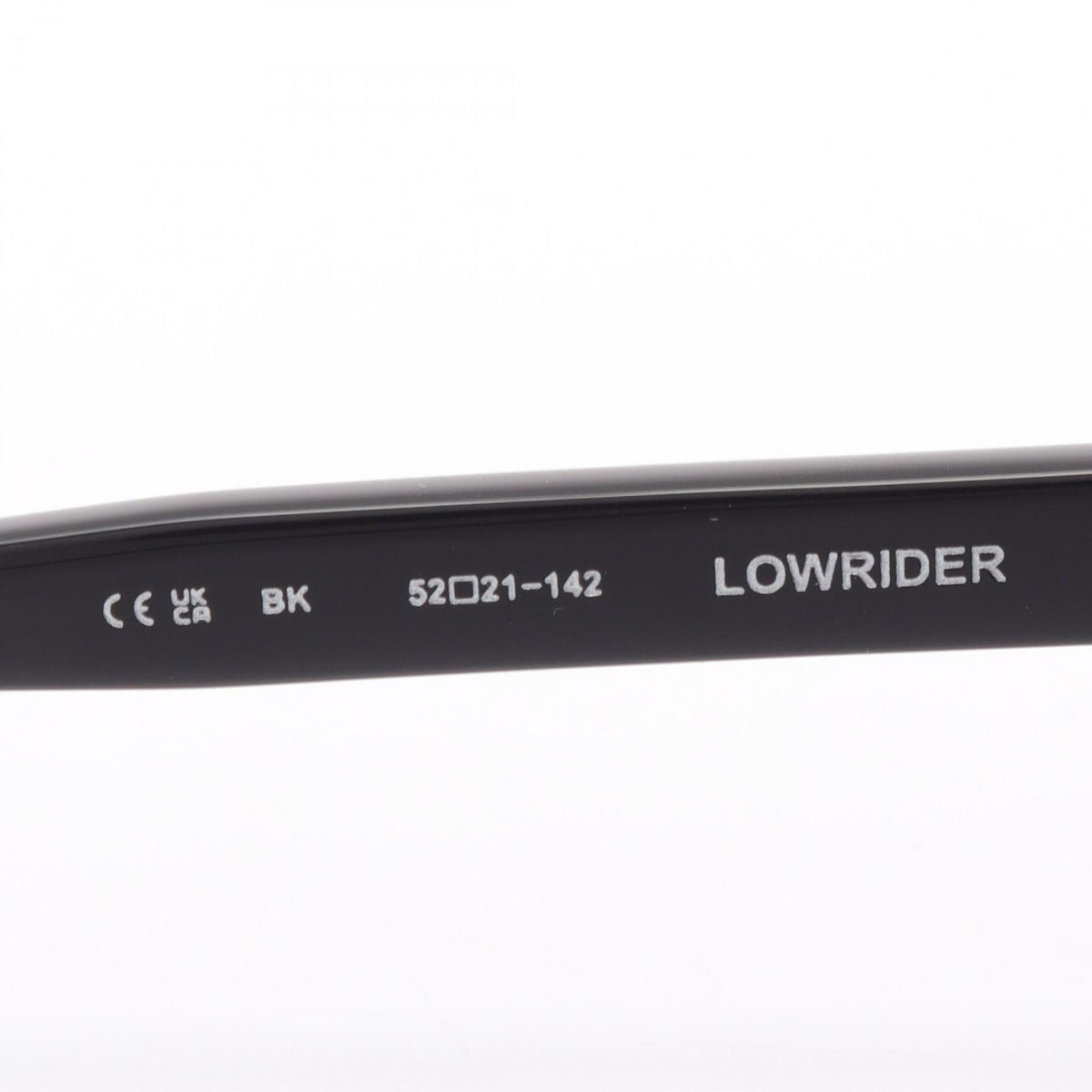 CHROME HEARTS LOWRIDER Sunglasses Plastic/SV925 Black