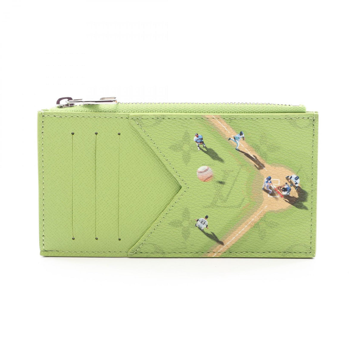 LOUIS VUITTON Japan Ltd. Monogram Coin Card Holder Green Card Case