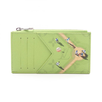 LOUIS VUITTON Japan Ltd. Monogram Coin Card Holder Green Card Case