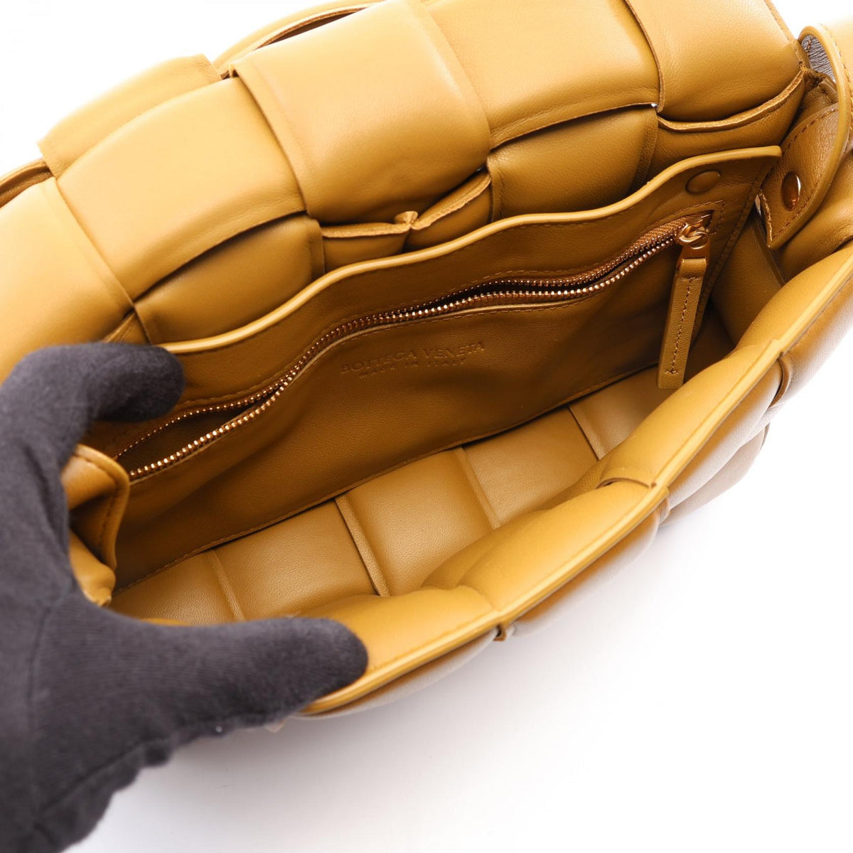 BOTTEGA VENETA Padded Cassette Bag Brown