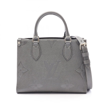 LOUIS VUITTON OnTheGo PM Monogram Bag Gray