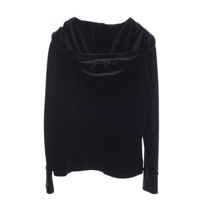 VELOUR NOIR by FOXEY NEW YORK Black Velour Hoodie Size 40