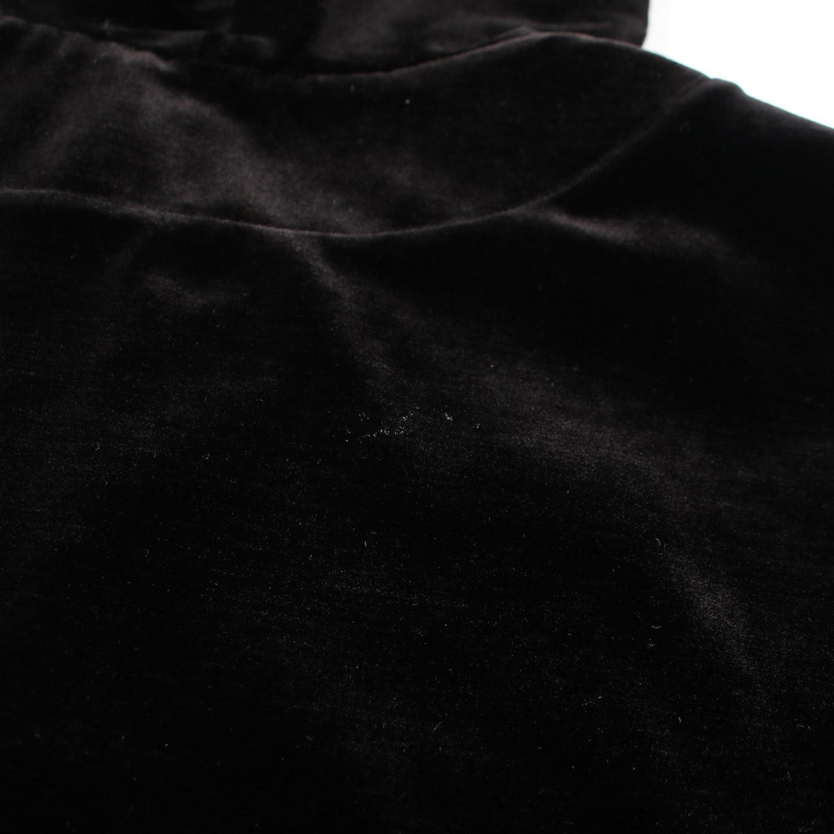 VELOUR NOIR by FOXEY NEW YORK Black Velour Hoodie Size 40