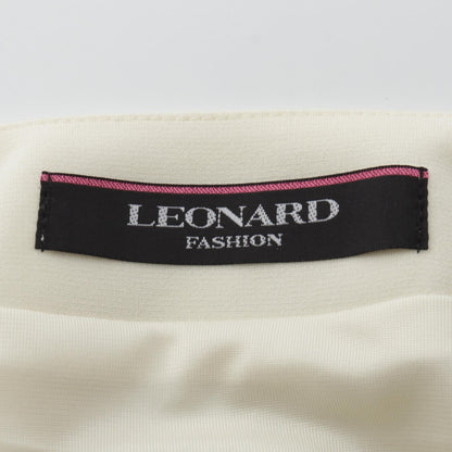 LEONARD Acetate Polyester Midi Skirt Size 38