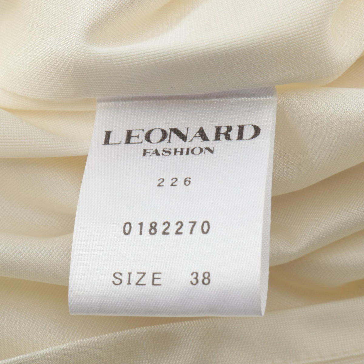 LEONARD Acetate Polyester Midi Skirt Size 38