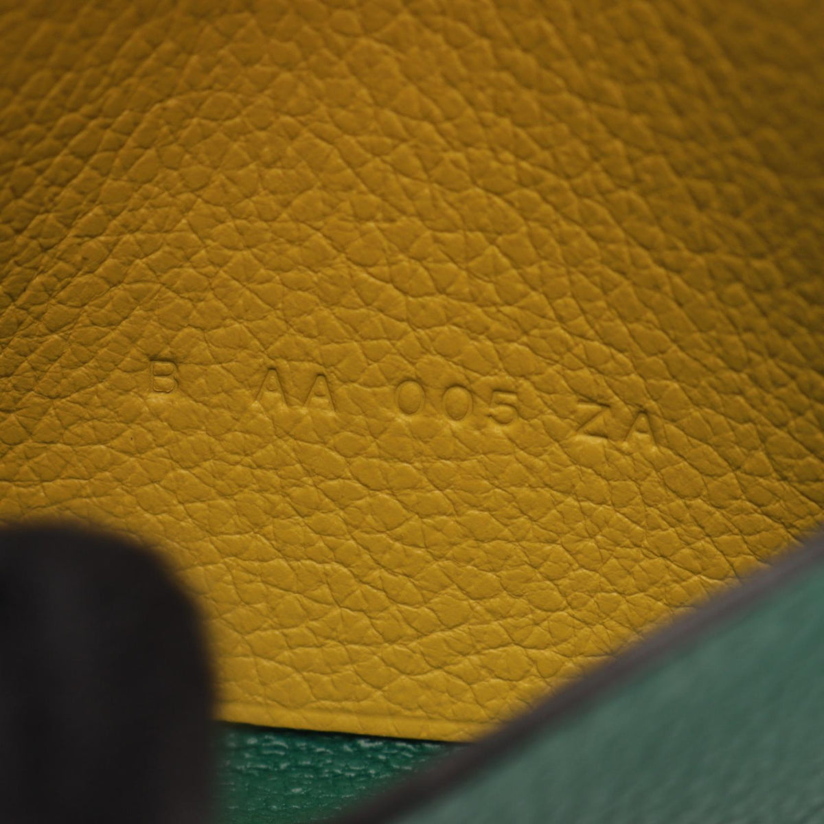 HERMES R.M.S Vert Vertigo Jaune Case Green