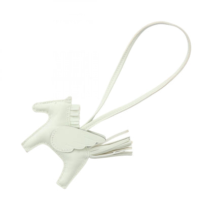 HERMES Rodeo Pegasus PM Vert Leather Charm