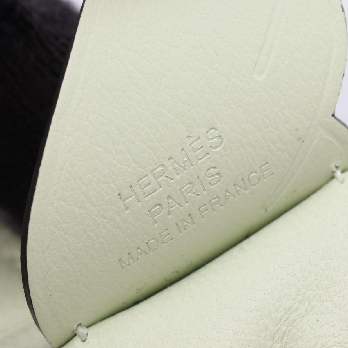 HERMES Rodeo Pegasus PM Vert Leather Charm