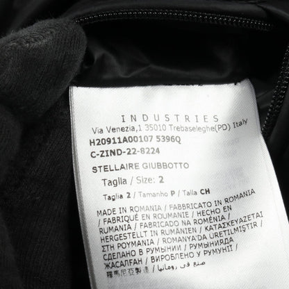 MONCLER STELLAIRE Nylon Down Coat Black Size 2