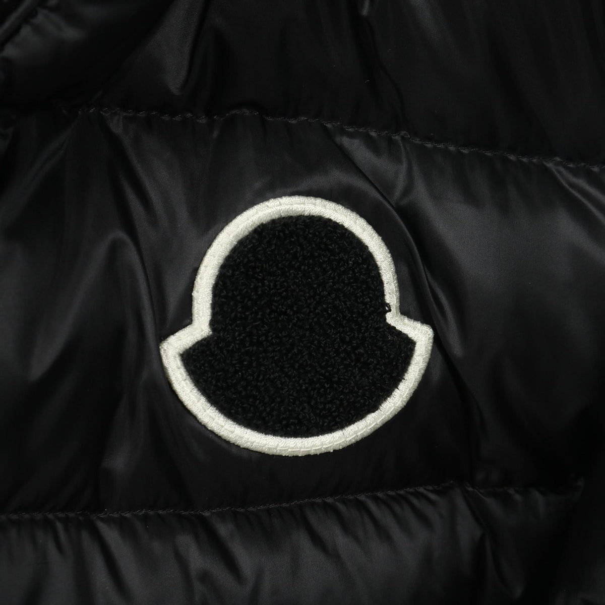 MONCLER STELLAIRE Nylon Down Coat Black Size 2