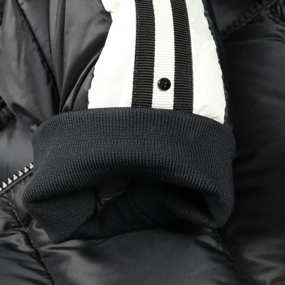 MONCLER STELLAIRE Nylon Down Coat Black Size 2