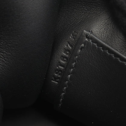 HERMES Mini Pochette Kelly Veau Bag Black