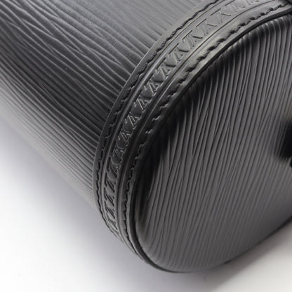 LOUIS VUITTON Papillon Trunk Epi Bag Black