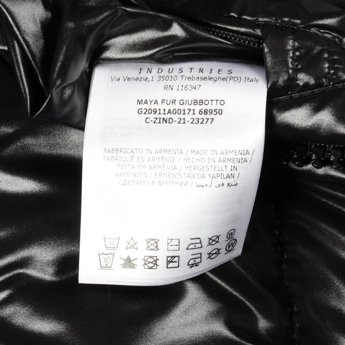 MONCLER MAYA Nylon Down Jacket Black Size 4