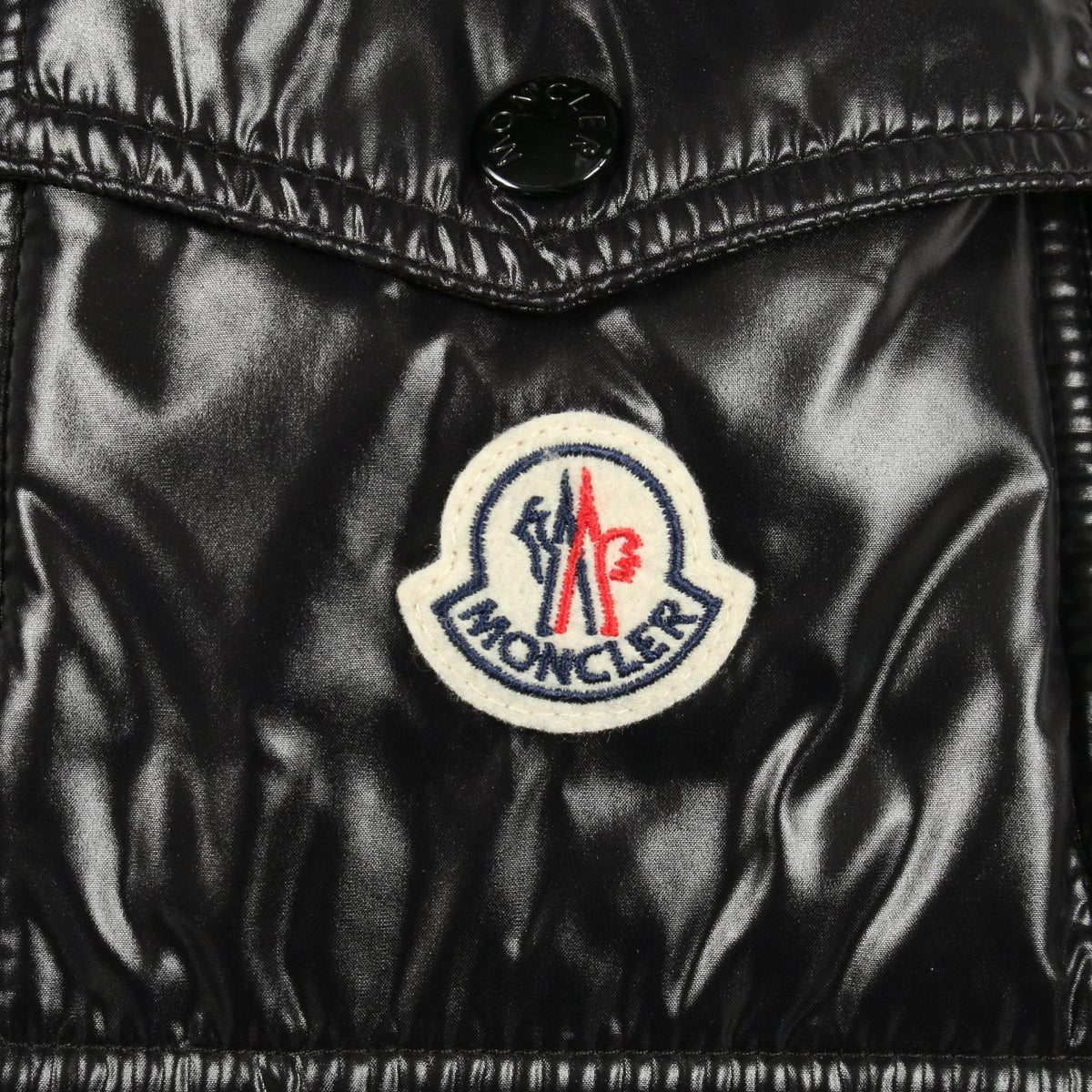 MONCLER MAYA Nylon Down Jacket Black Size 4
