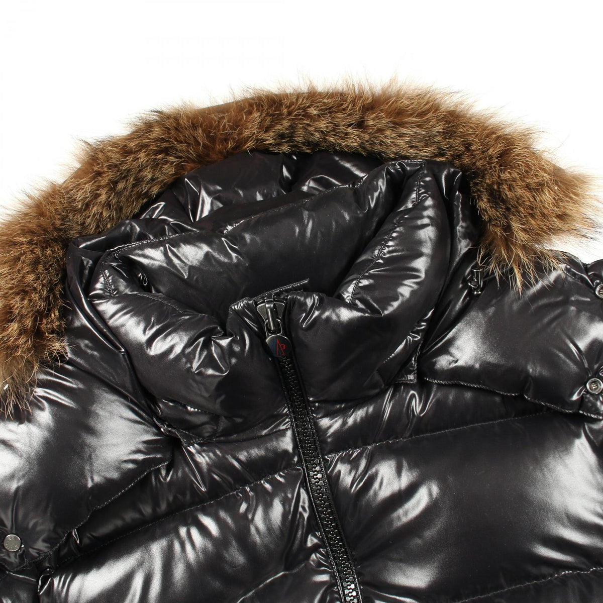MONCLER MAYA Nylon Down Jacket Black Size 4