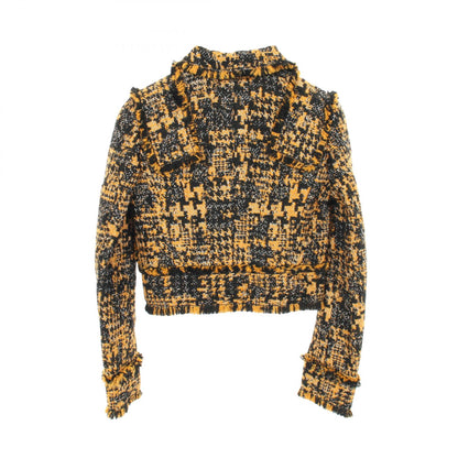 DOLCE & GABBANA Yellow Wool Acrylic Jacket Size 36