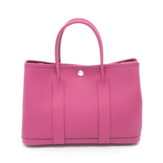 HERMES Garden Party TPM Leather Bag Pink