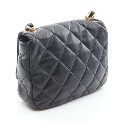CHANEL Matelasse Lambskin Bag Black