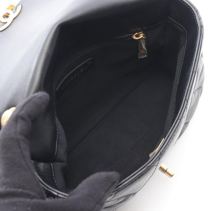 CHANEL Matelasse Lambskin Bag Black