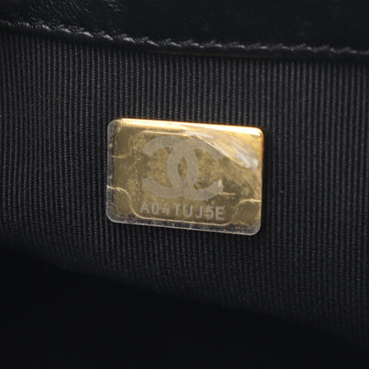 CHANEL Matelasse Lambskin Bag Black