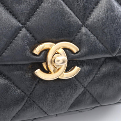 CHANEL Matelasse Lambskin Bag Black