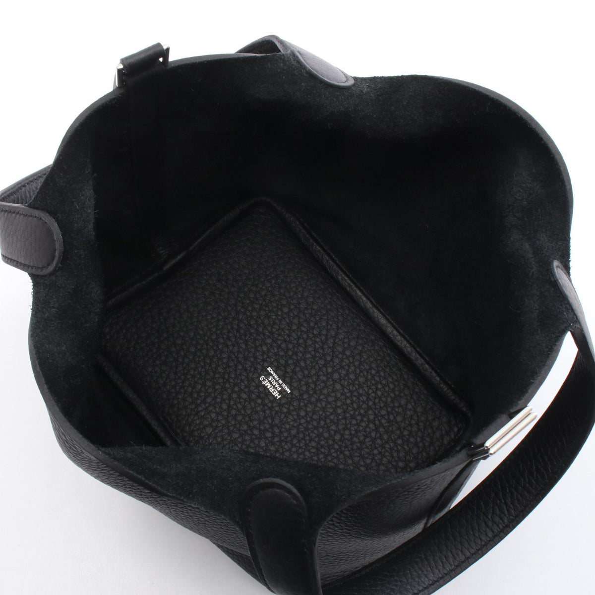 HERMES Picotin Lock PM Handbag Black