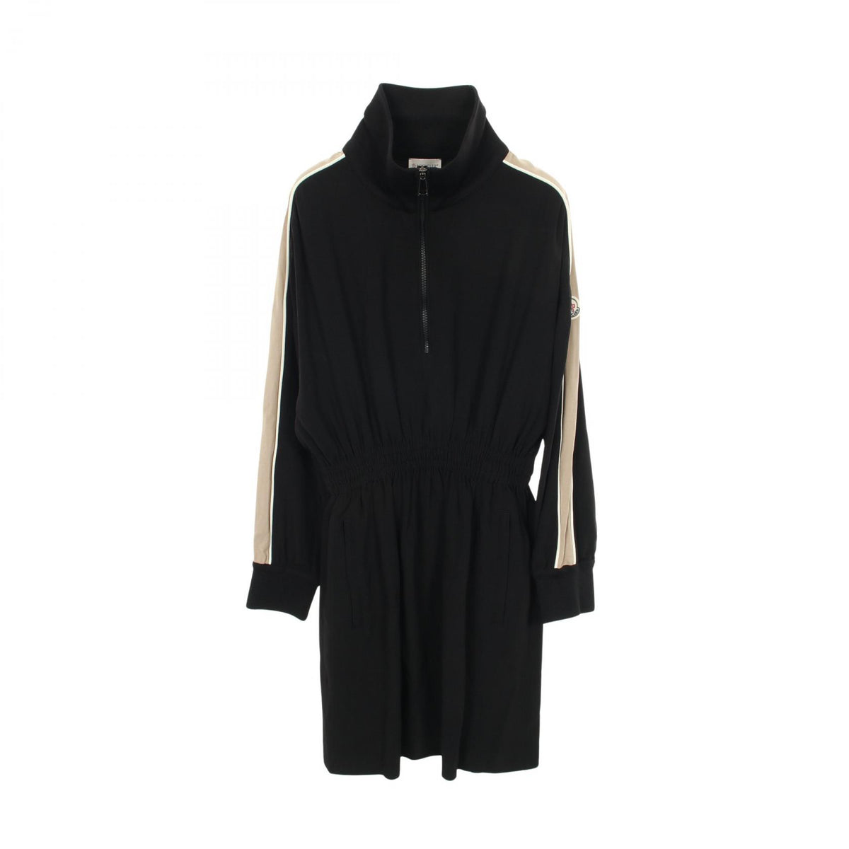 MONCLER Jersey Midi Dress Black Size 42