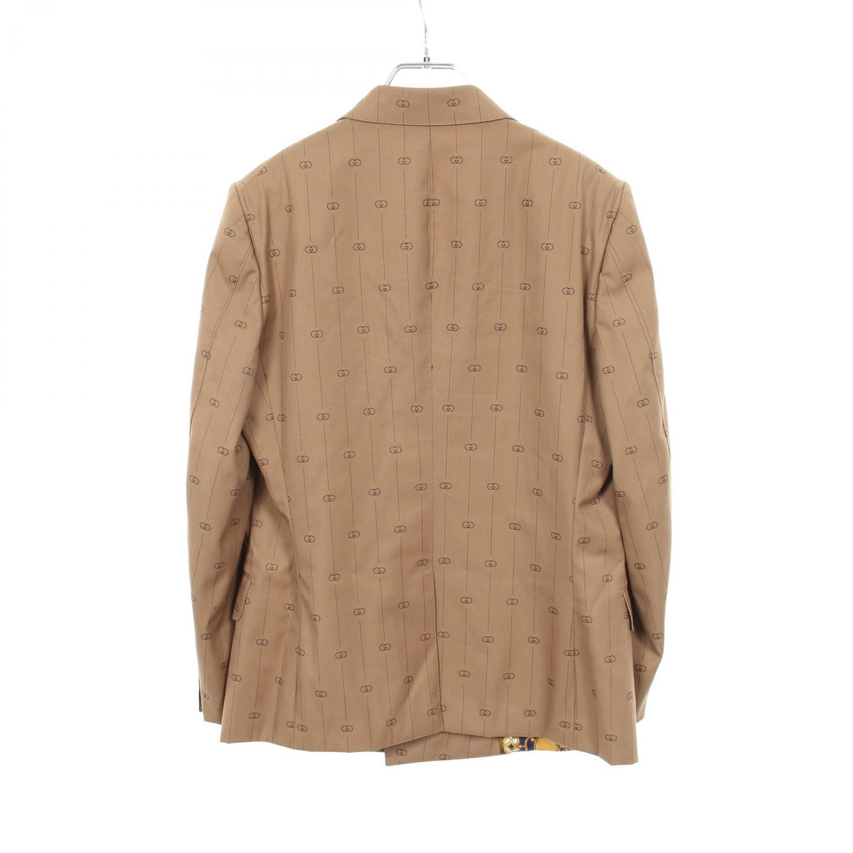 GUCCI Wool Tailored Blazer Brown Size 7-48R