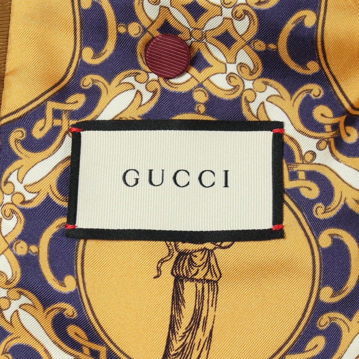 GUCCI Wool Tailored Blazer Brown Size 7-48R