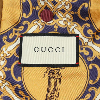 GUCCI Wool Tailored Blazer Brown Size 7-48R