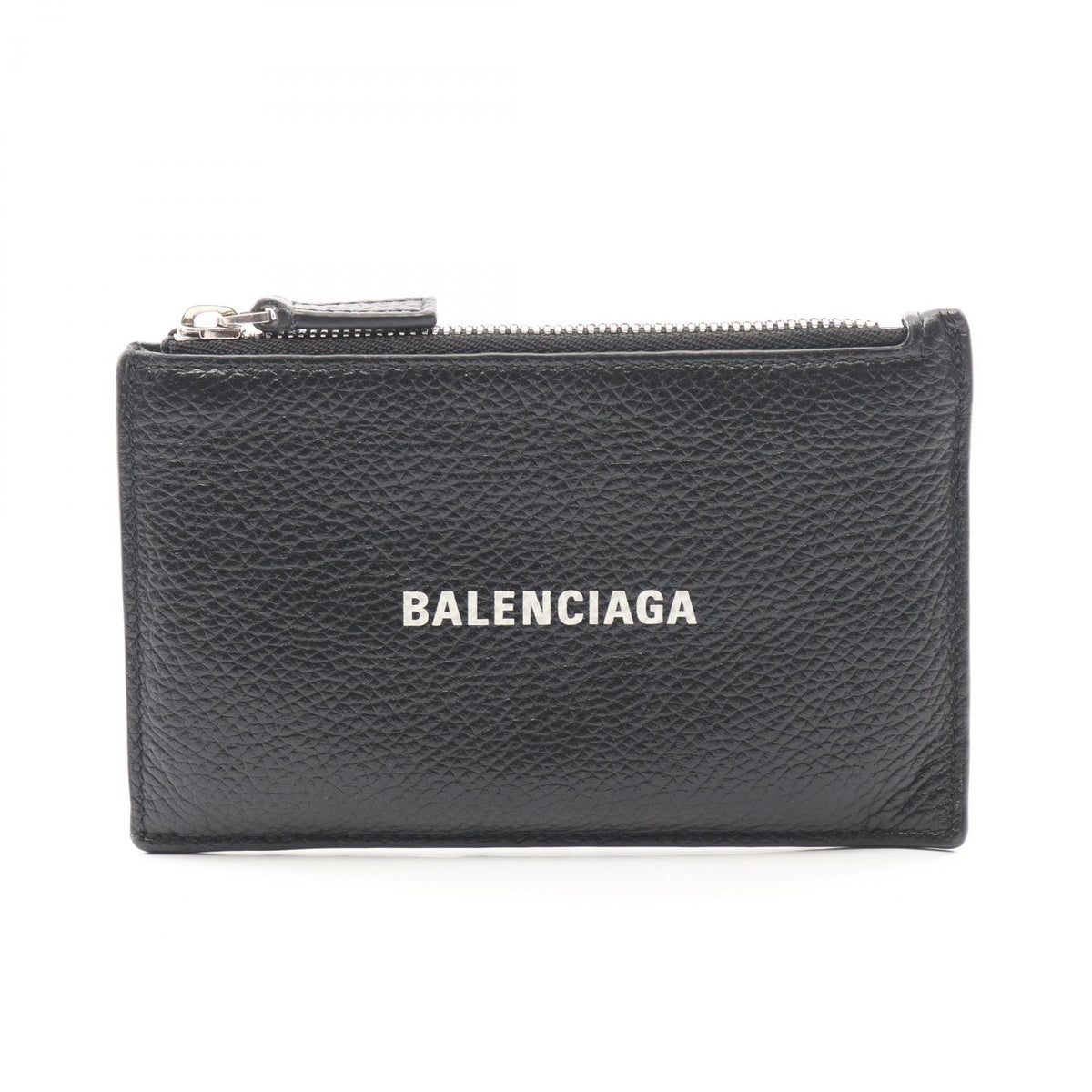 BALENCIAGA Cash Large Long Coin & Cardholder Leather Black
