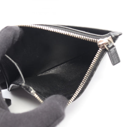 BALENCIAGA Cash Large Long Coin & Cardholder Leather Black