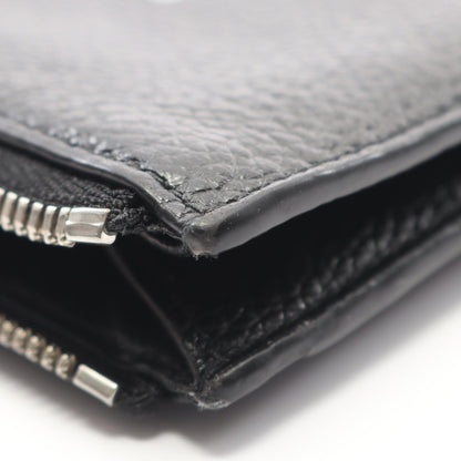 BALENCIAGA Cash Large Long Coin & Cardholder Leather Black
