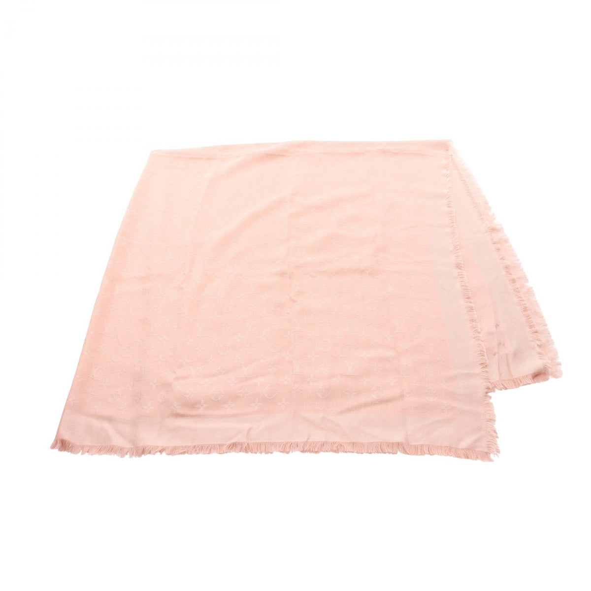 LOUIS VUITTON Monogram Naturel Stole Pink