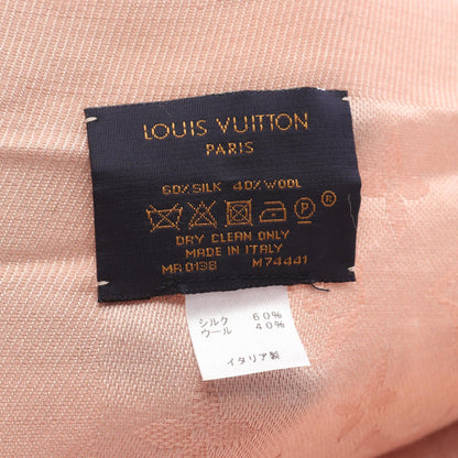 LOUIS VUITTON Monogram Naturel Stole Pink