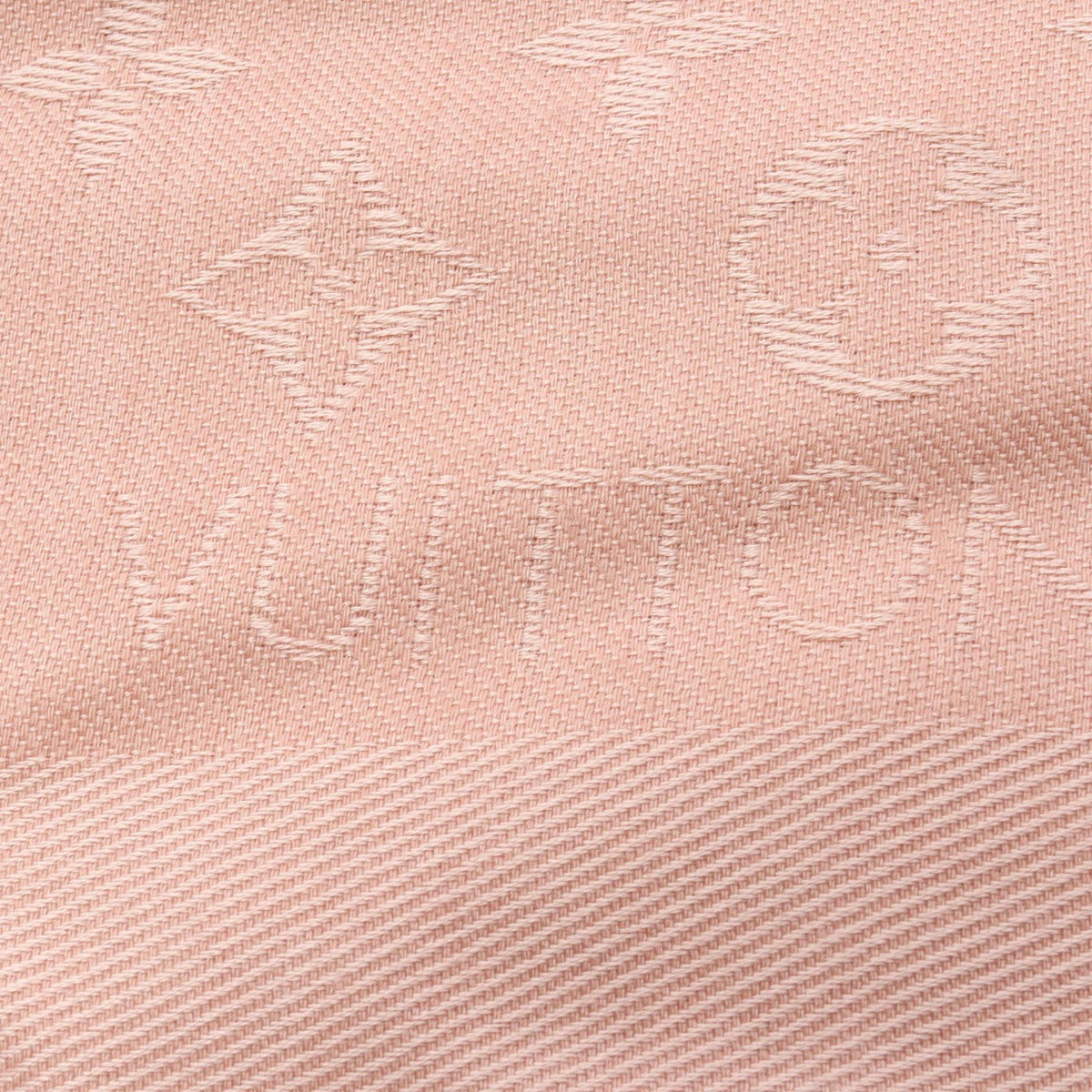 LOUIS VUITTON Monogram Naturel Stole Pink