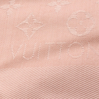 LOUIS VUITTON Monogram Naturel Stole Pink