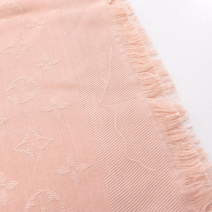 LOUIS VUITTON Monogram Naturel Stole Pink
